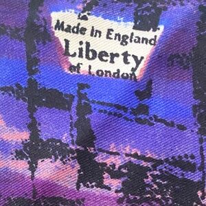 Vintage Liberty of London Silk Scarf - Abstract Print- Excellent condition
